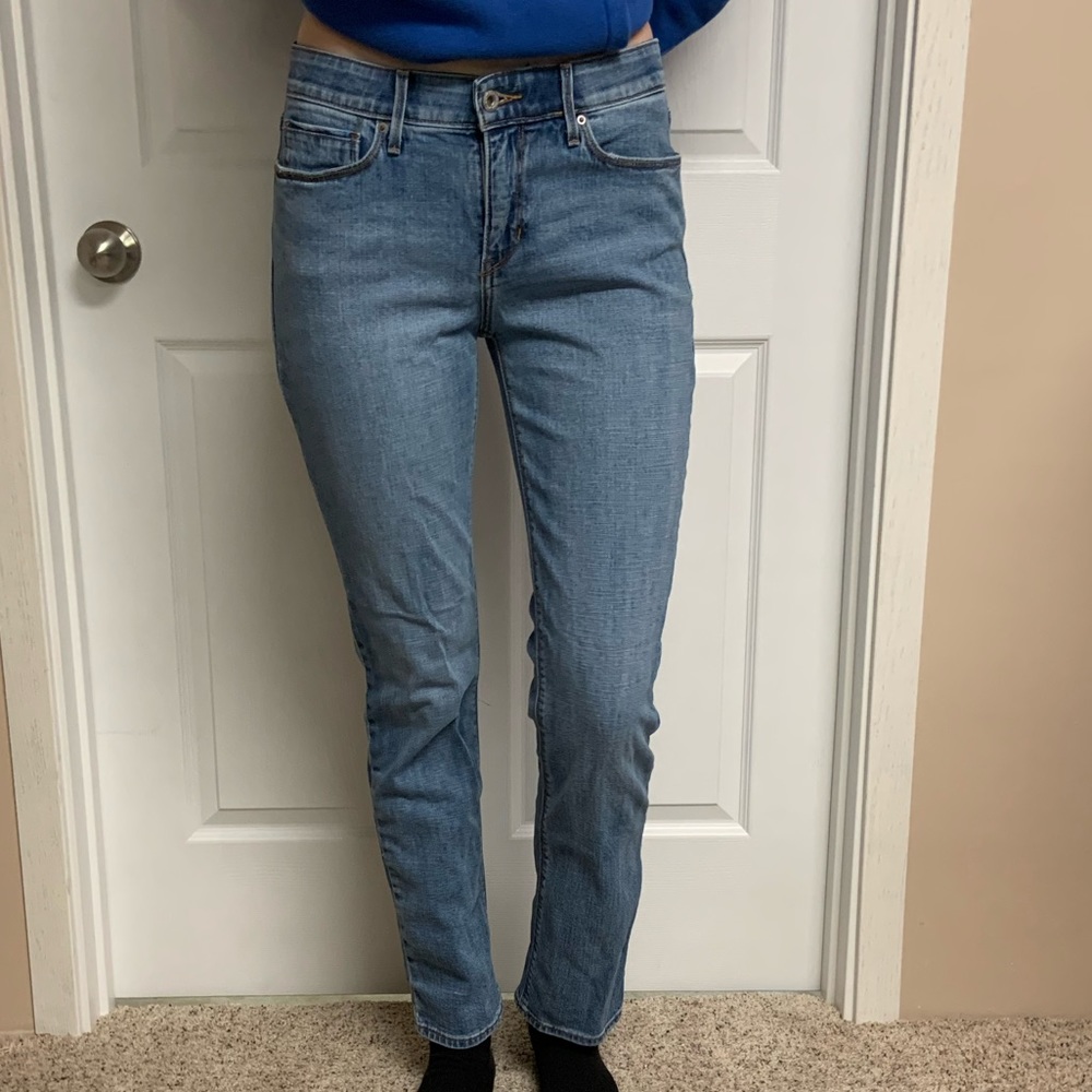 Levi’s 525 straight leg jeans.